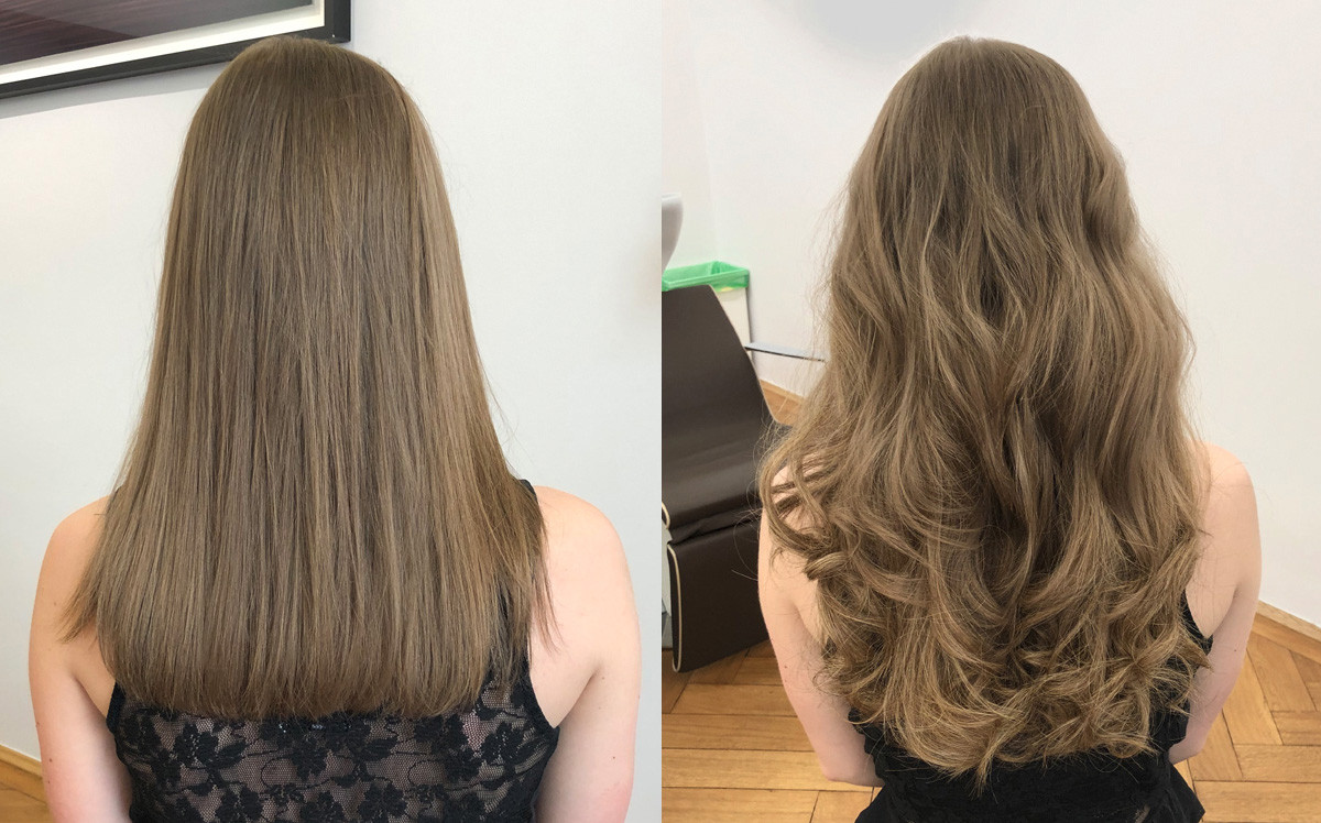 Haarverlängerung Vorher Nacher